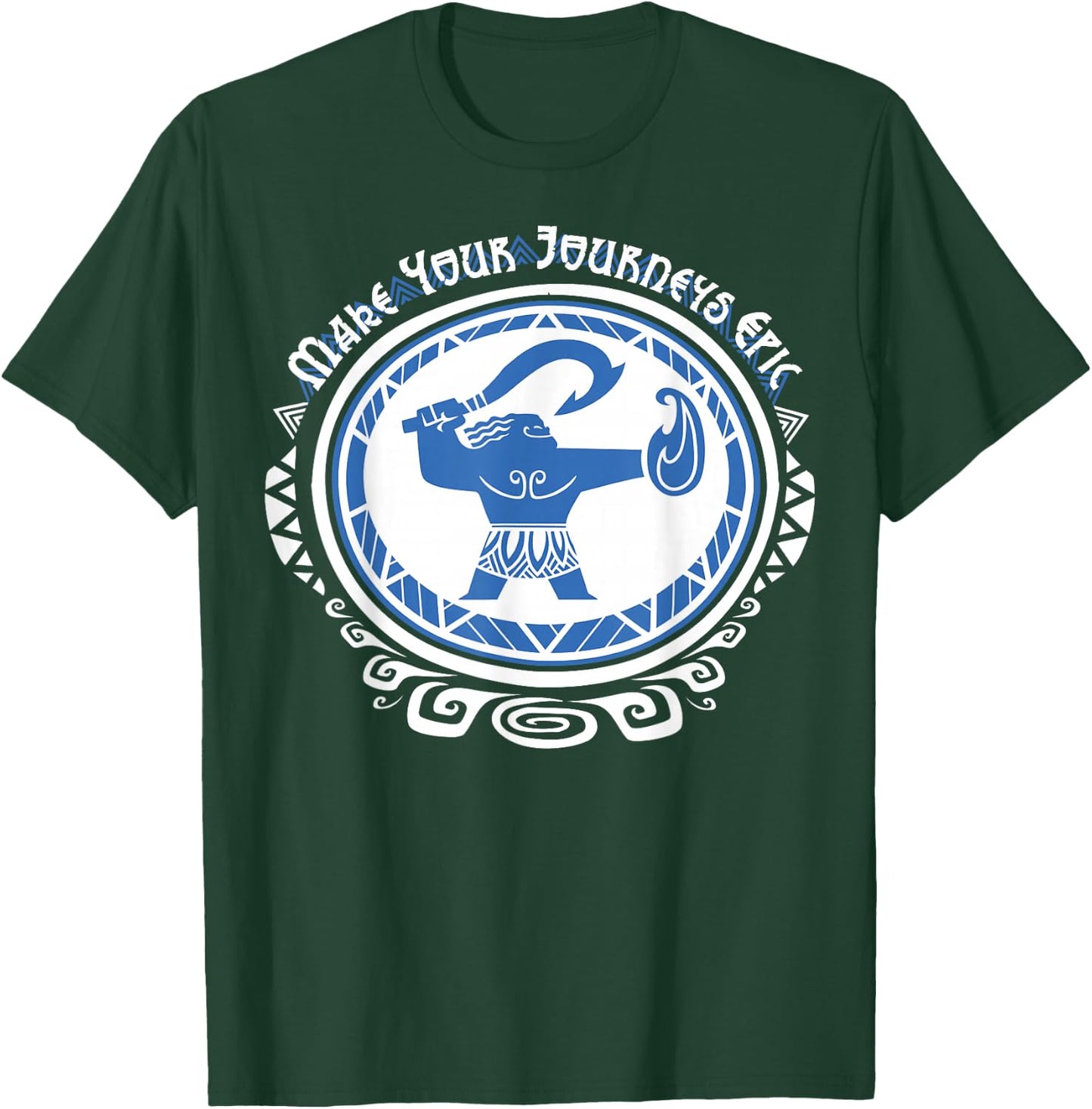 Disney Moana Maui Make Your Journeys Epic Graphic C1 T-Shirt - T-Shirt | Forest