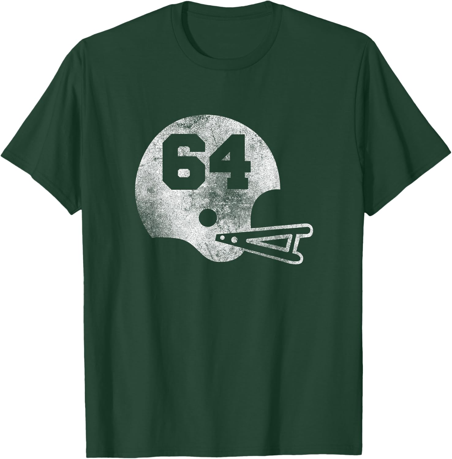 Vintage Football Jersey Number 64 Player Number T-Shirt - T-Shirt | Forest