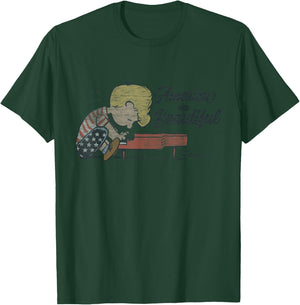 Peanuts Schroeder America The Beautiful T-Shirt - T-Shirt | Forest
