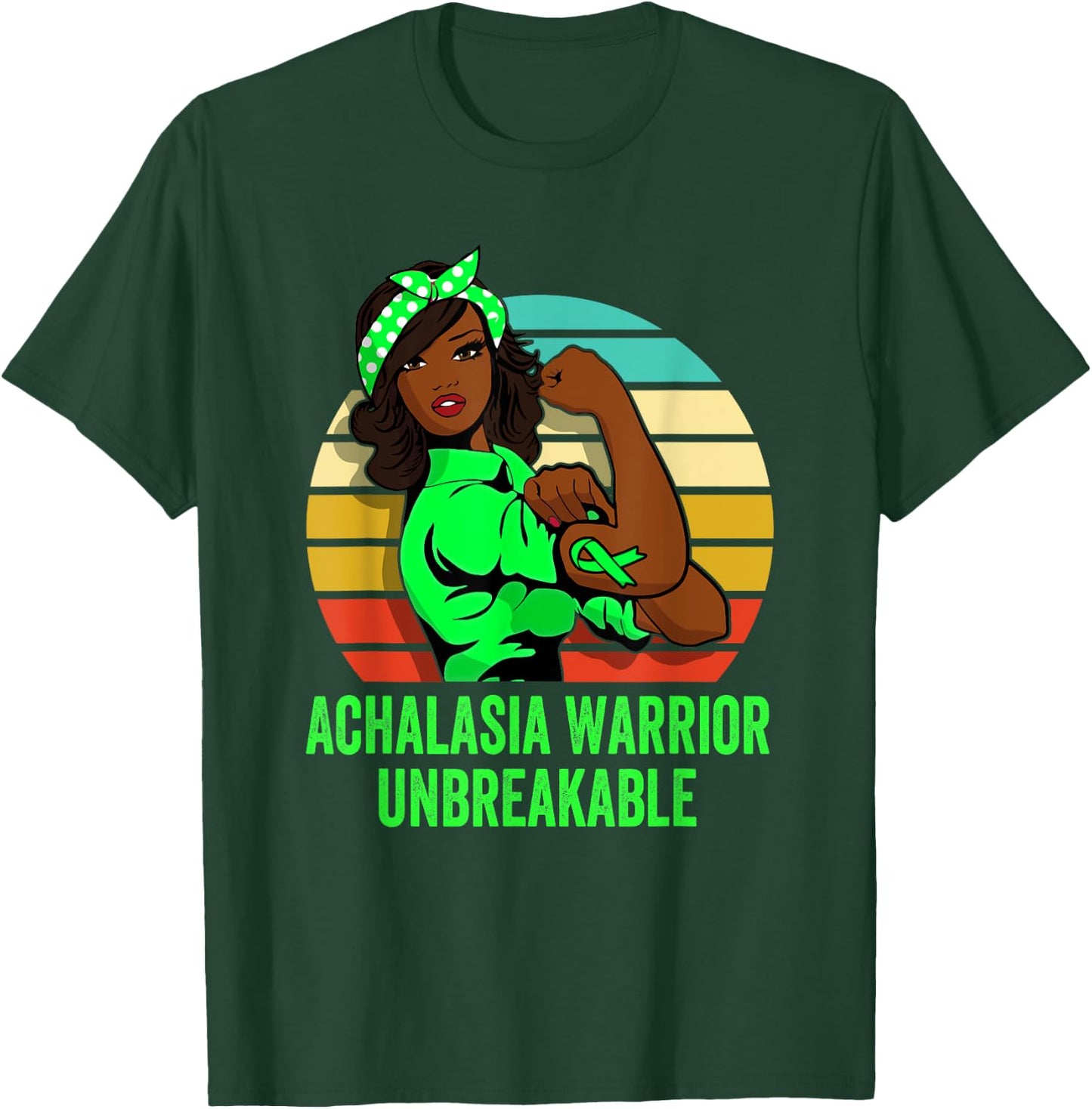 Achalasia Warrior Shirt Unbreakable T-Shirt - T-Shirt | Forest