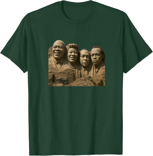Jazz Funk & Soul - Afro Retro Vintage Music T-Shirt - T-Shirt | Forest