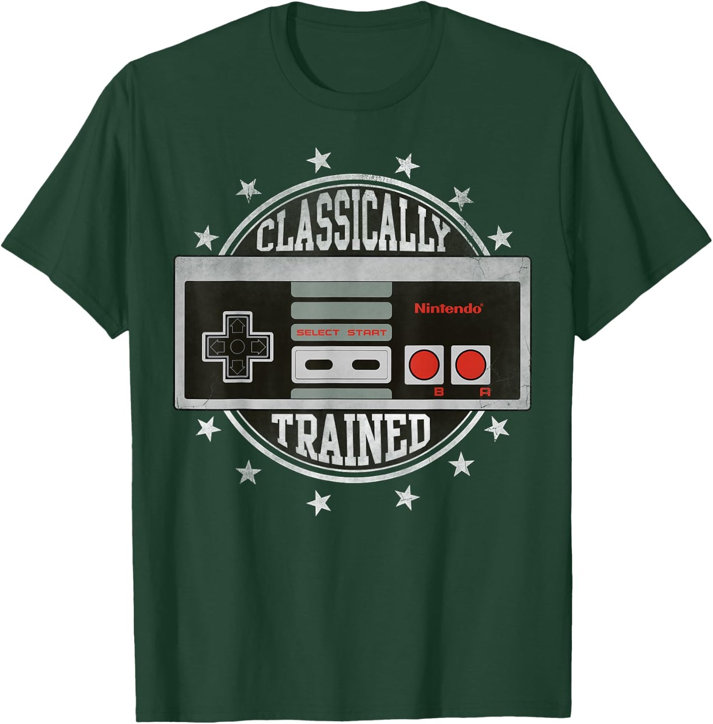 Nintendo NES Controller Classically Trained Graphic Small T-Shirt - T-Shirt | Forest
