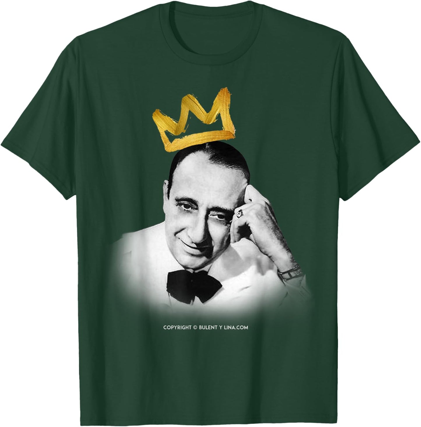 The King of Rhythm - D'Arienzo | Tango 8 Festival + Marathon T-Shirt - T-Shirt | Forest