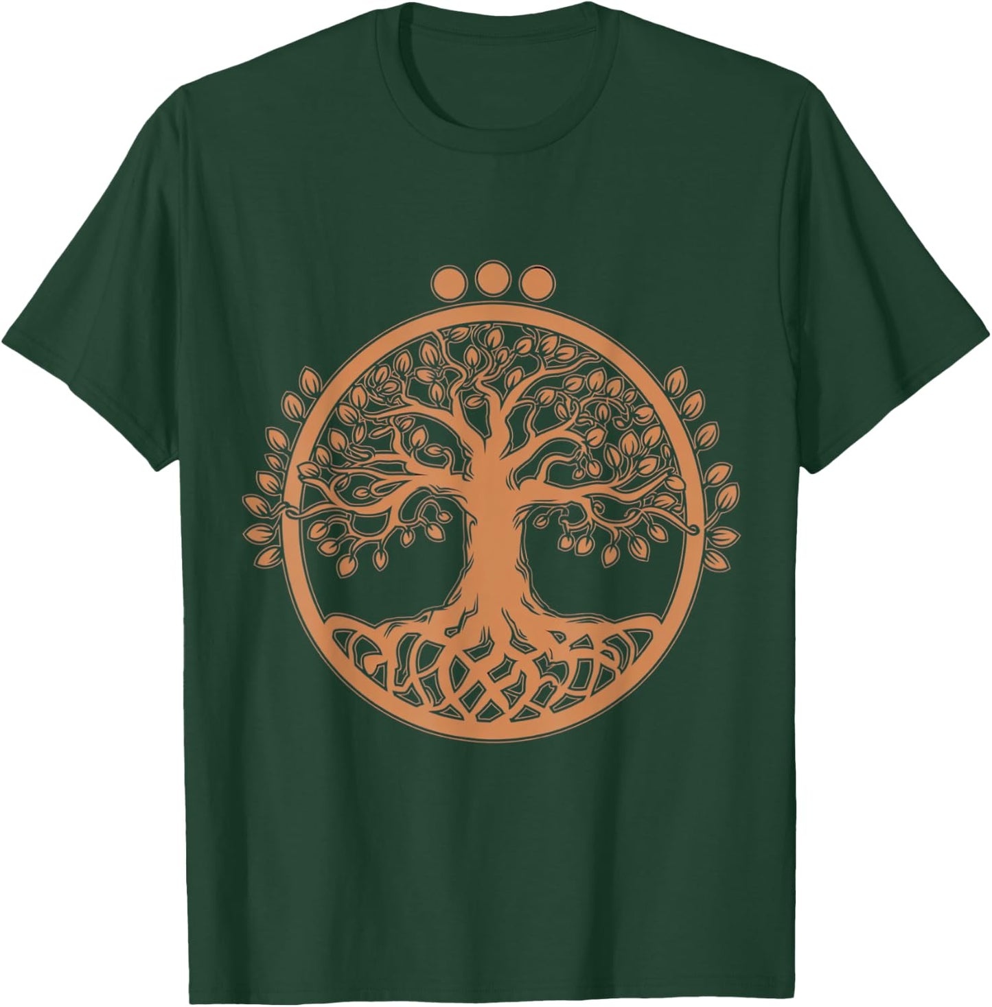 Tree Yggdrasil Viking Celtic Norse Life Symbol T-Shirt - T-Shirt | Forest