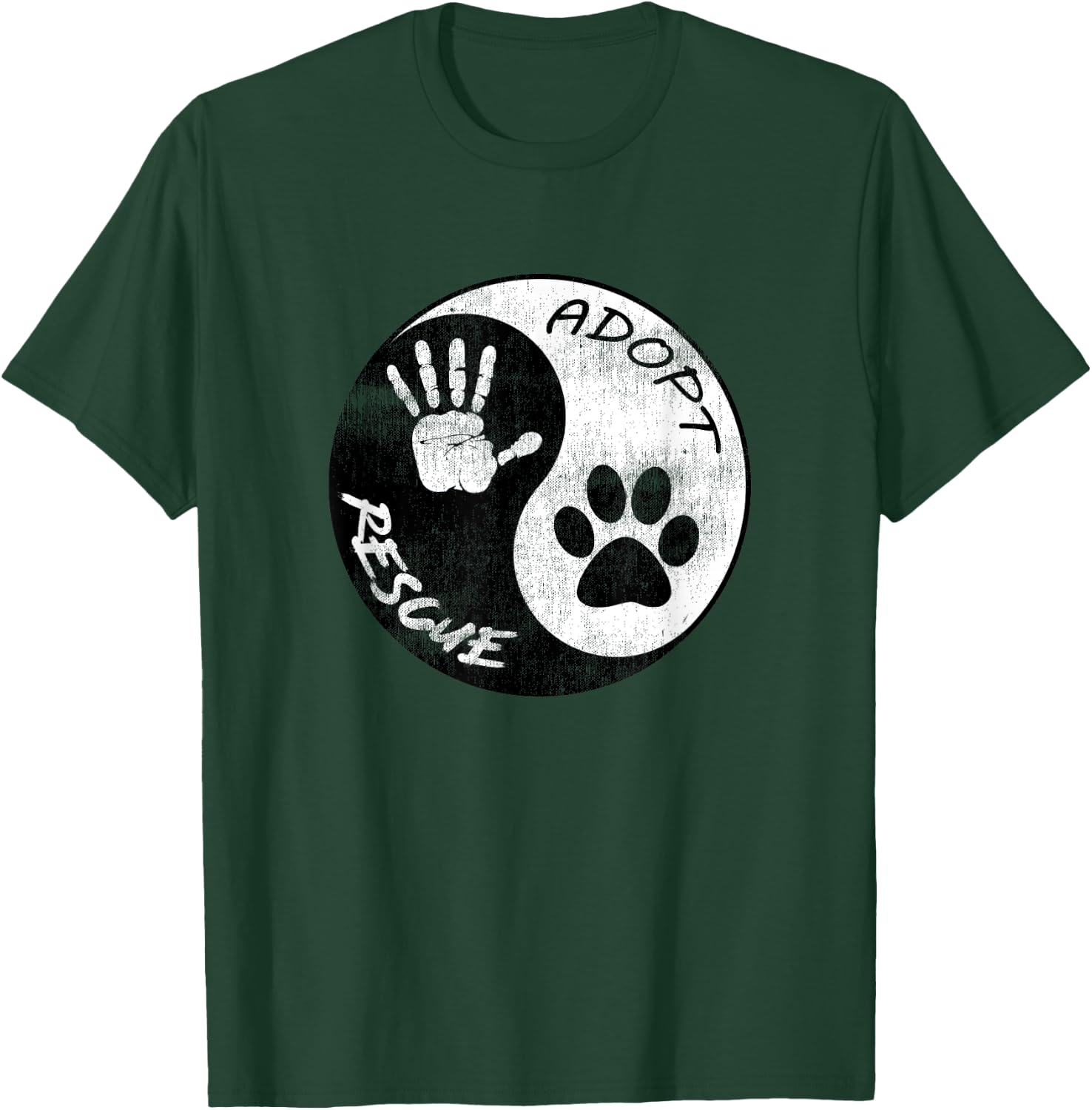 Adopt and Rescue Animal for Animal Foster & Shelters T-Shirt - T-Shirt | Forest