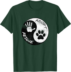 Adopt and Rescue Animal for Animal Foster & Shelters T-Shirt - T-Shirt | Forest
