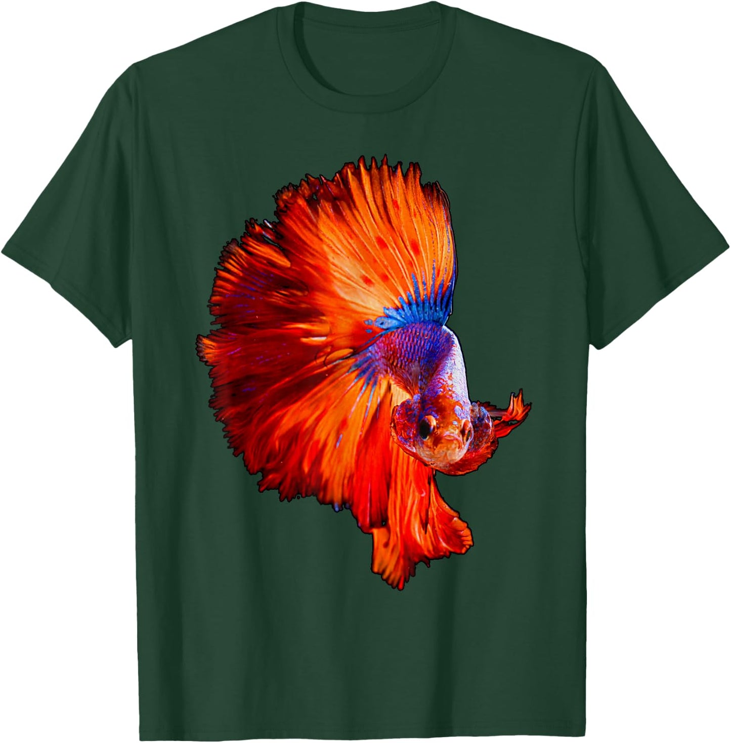 Betta Exotic Pet Fish , Women, Kids & Teens T-Shirt - T-Shirt | Forest