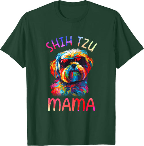 Shih Tzu Mom Mama Pop Art Shih Tzu Lovers