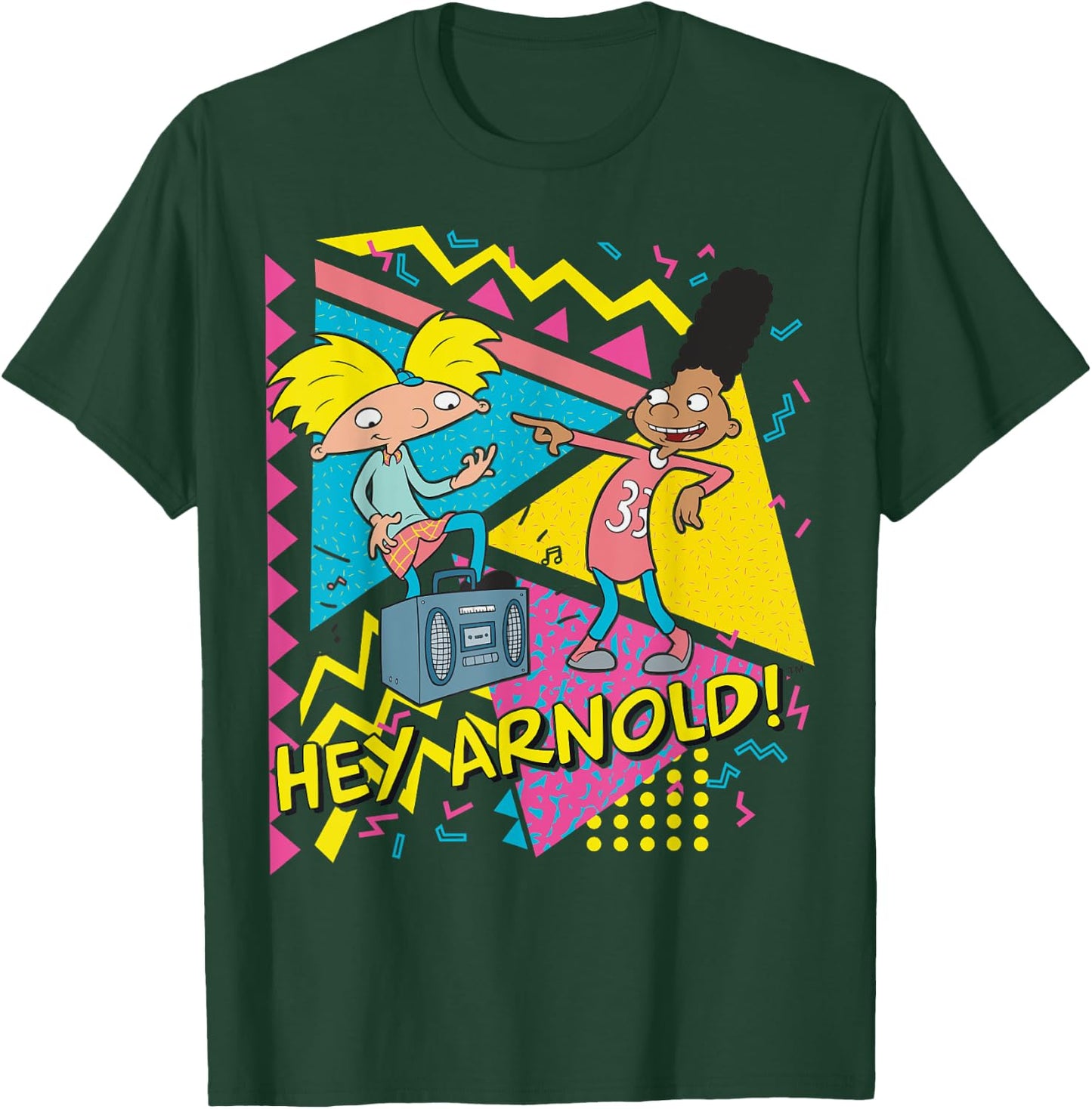 Hey Arnold! 90's Party Poster T-Shirt - T-Shirt | Forest