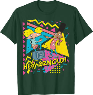 Hey Arnold! 90's Party Poster T-Shirt - T-Shirt | Forest