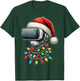 Virtual Reality VR Player Video Gaming Christmas Hat Xmas T-Shirt - T-Shirt | Forest