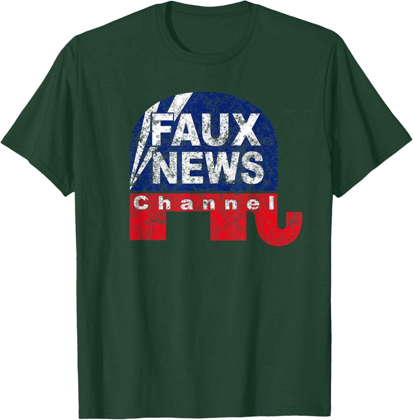 FAUX News shirt - FAKE News T-Shirt - T-Shirt | Forest