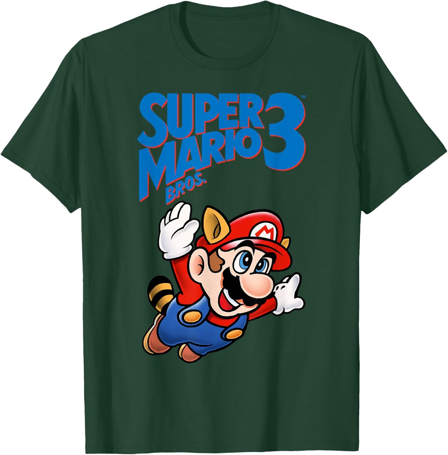 Nintendo Super Mario 3 Flying Mario Poster T-Shirt - T-Shirt | Forest