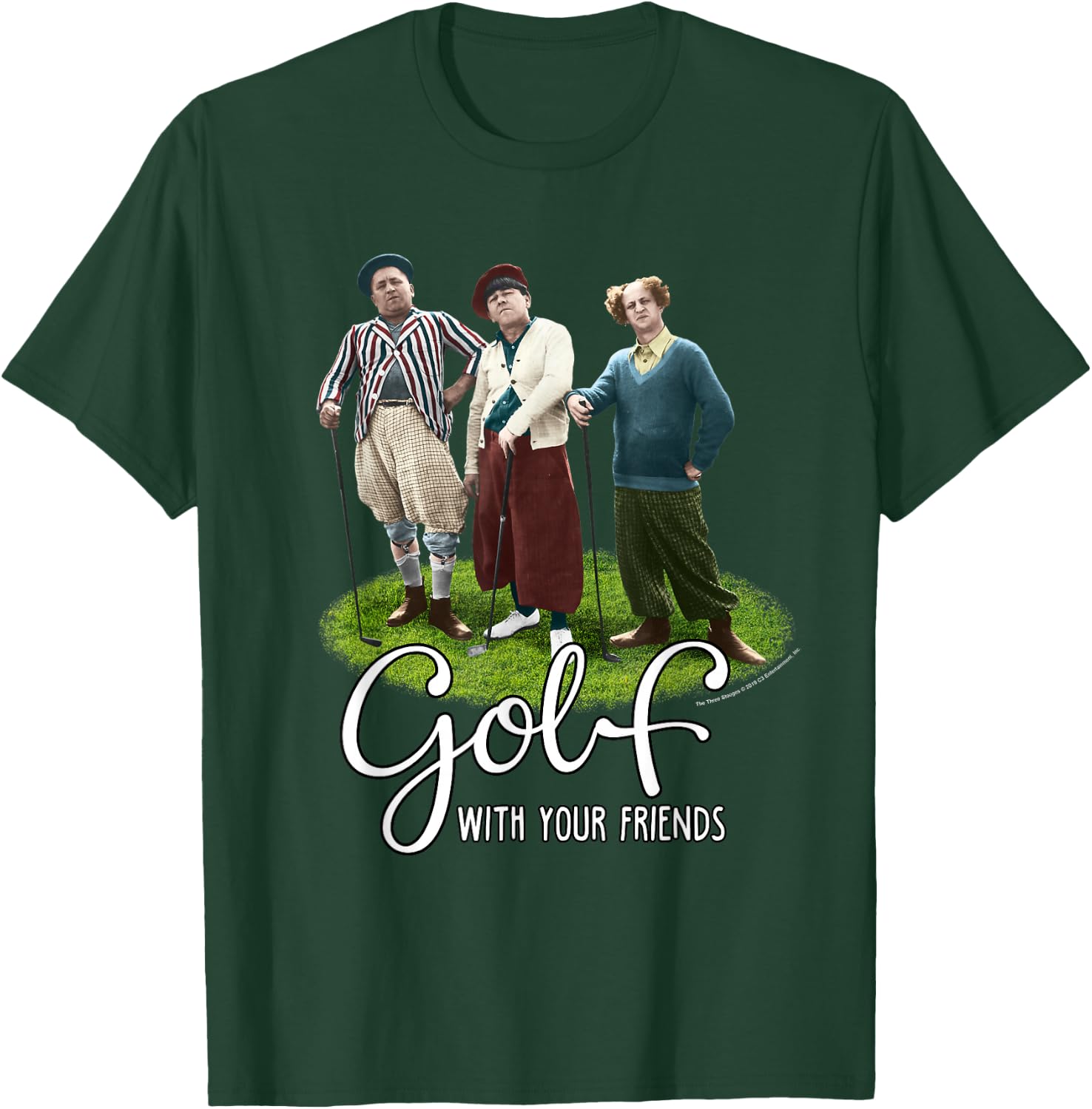 TTS- The Three Stooges Golf With Your Friends T-Shirt - T-Shirt | Forest