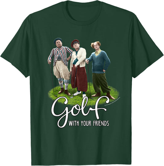 TTS- The Three Stooges Golf With Your Friends T-Shirt - T-Shirt | Forest