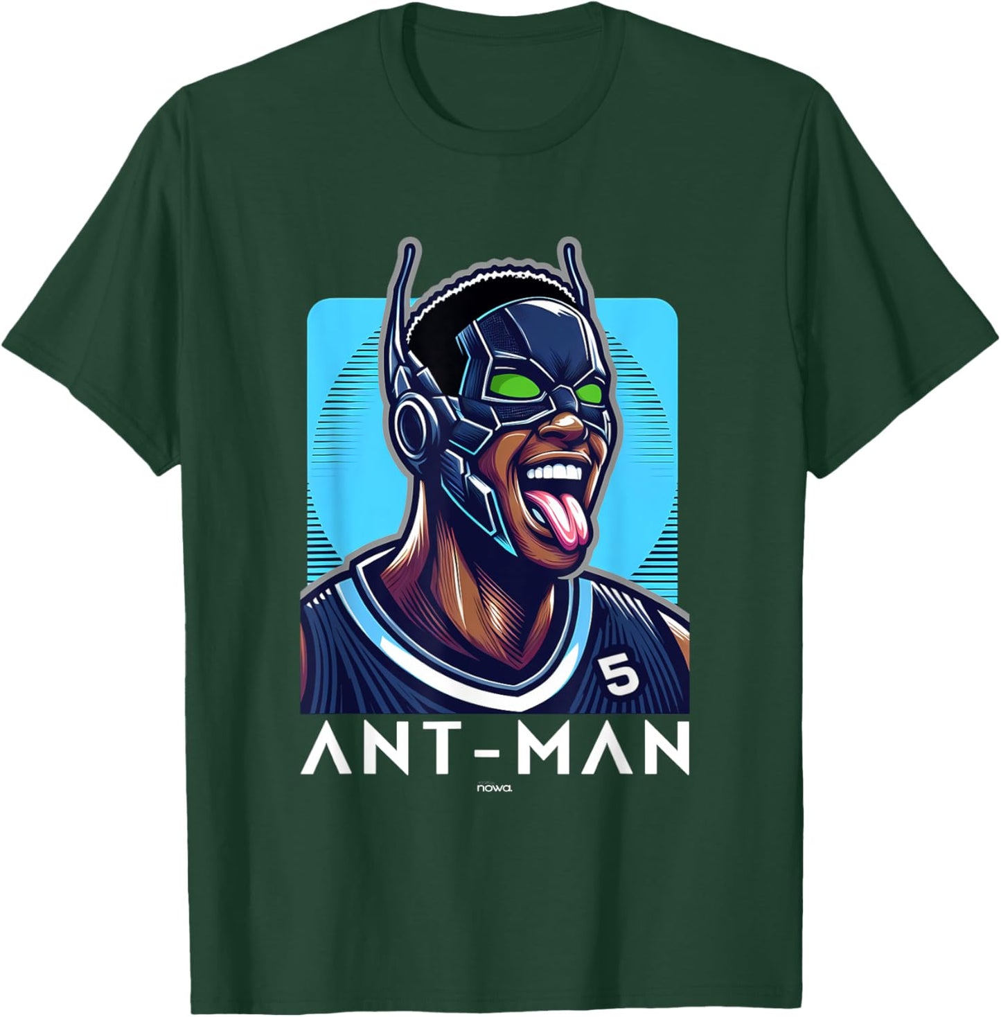 Ant Smiling and Winning the Basketball Game Man T-Shirt - T-Shirt | Forest