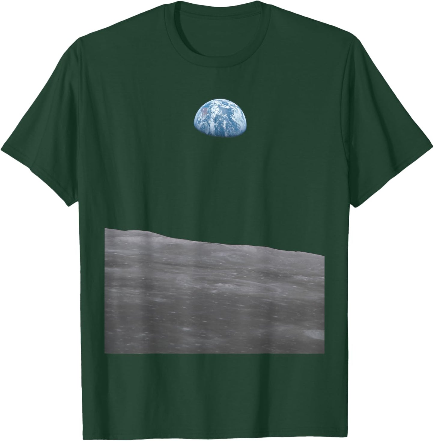 Earthrise Earth Rise from the Moon Photo Print T-Shirt - T-Shirt | Forest