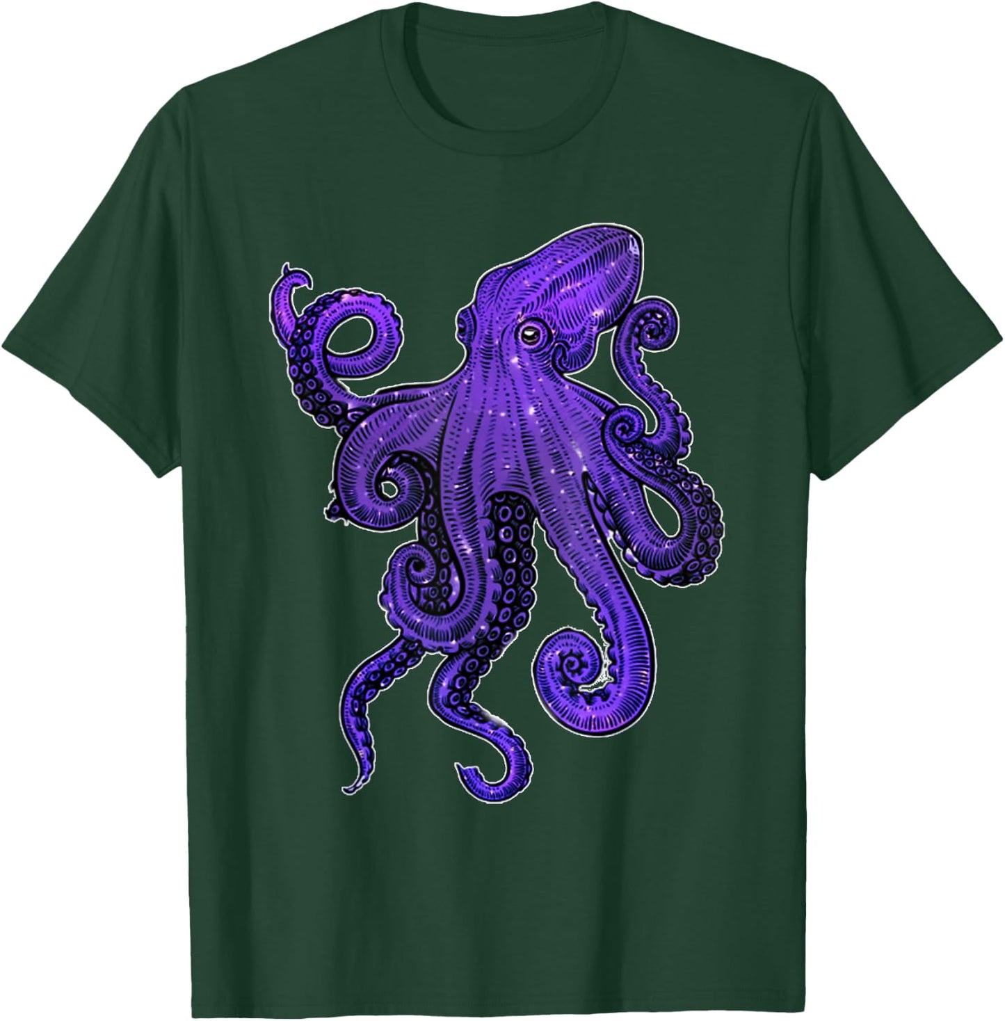 New Octopus Gift women Octopus lovers Kraken T-Shirt - T-Shirt | Forest