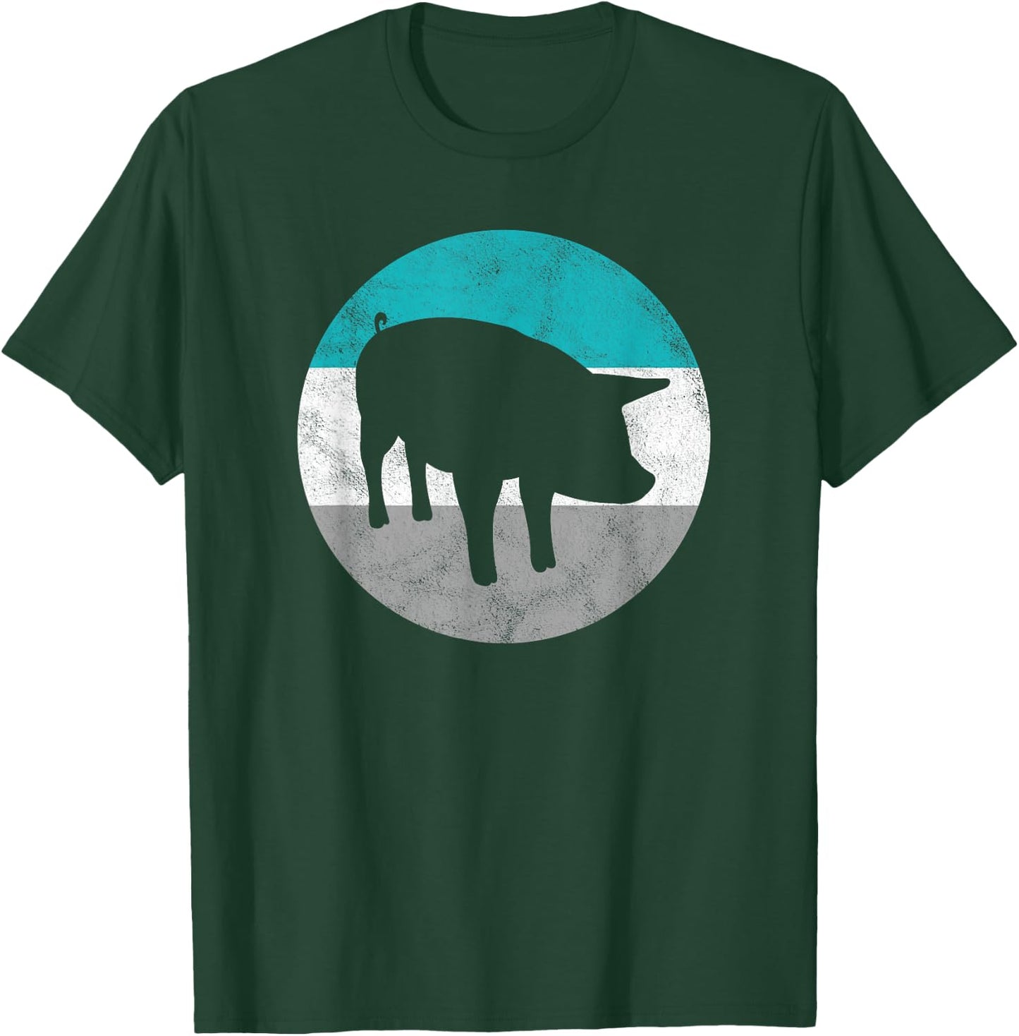 Pig Gift Shirt Women Boys & Girls T-Shirt - T-Shirt | Forest
