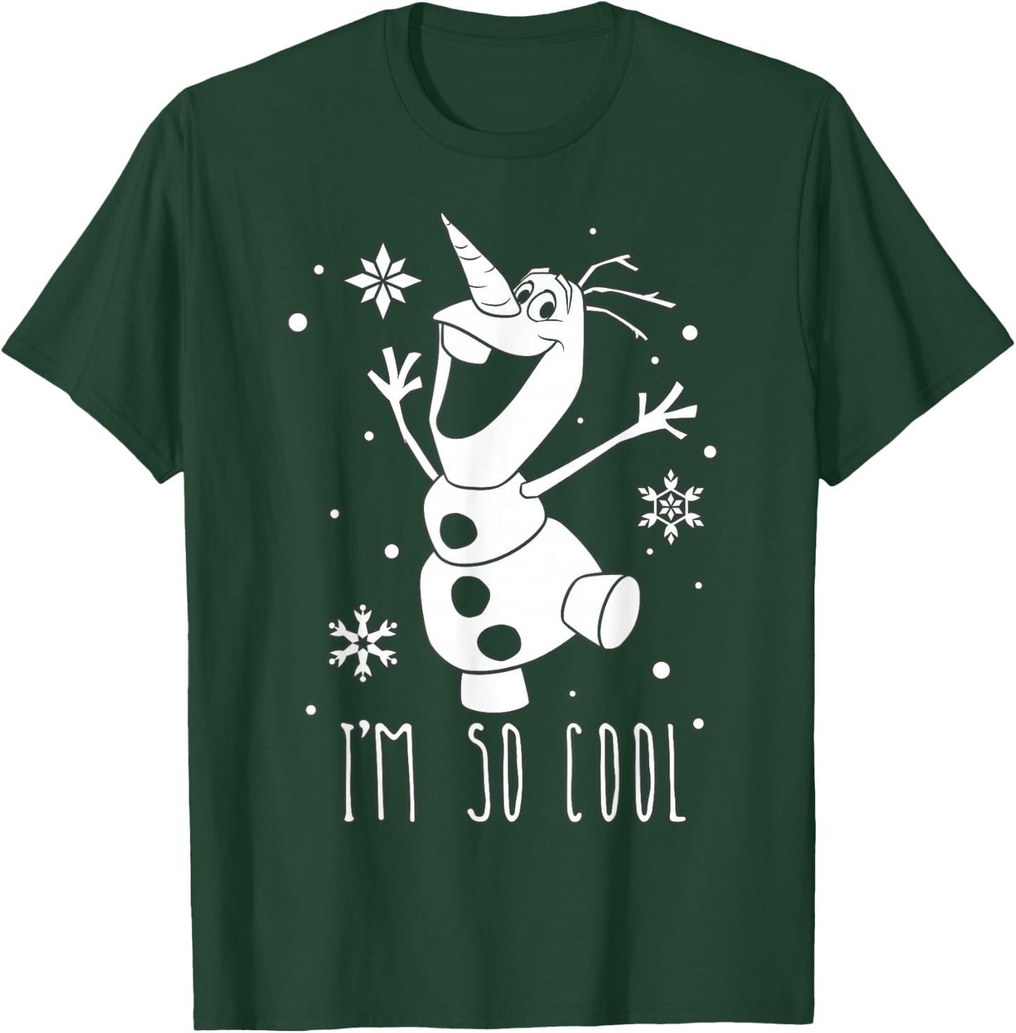 Disney Frozen Olaf I'm So Cool Dancing Graphic T-Shirt - T-Shirt | Forest