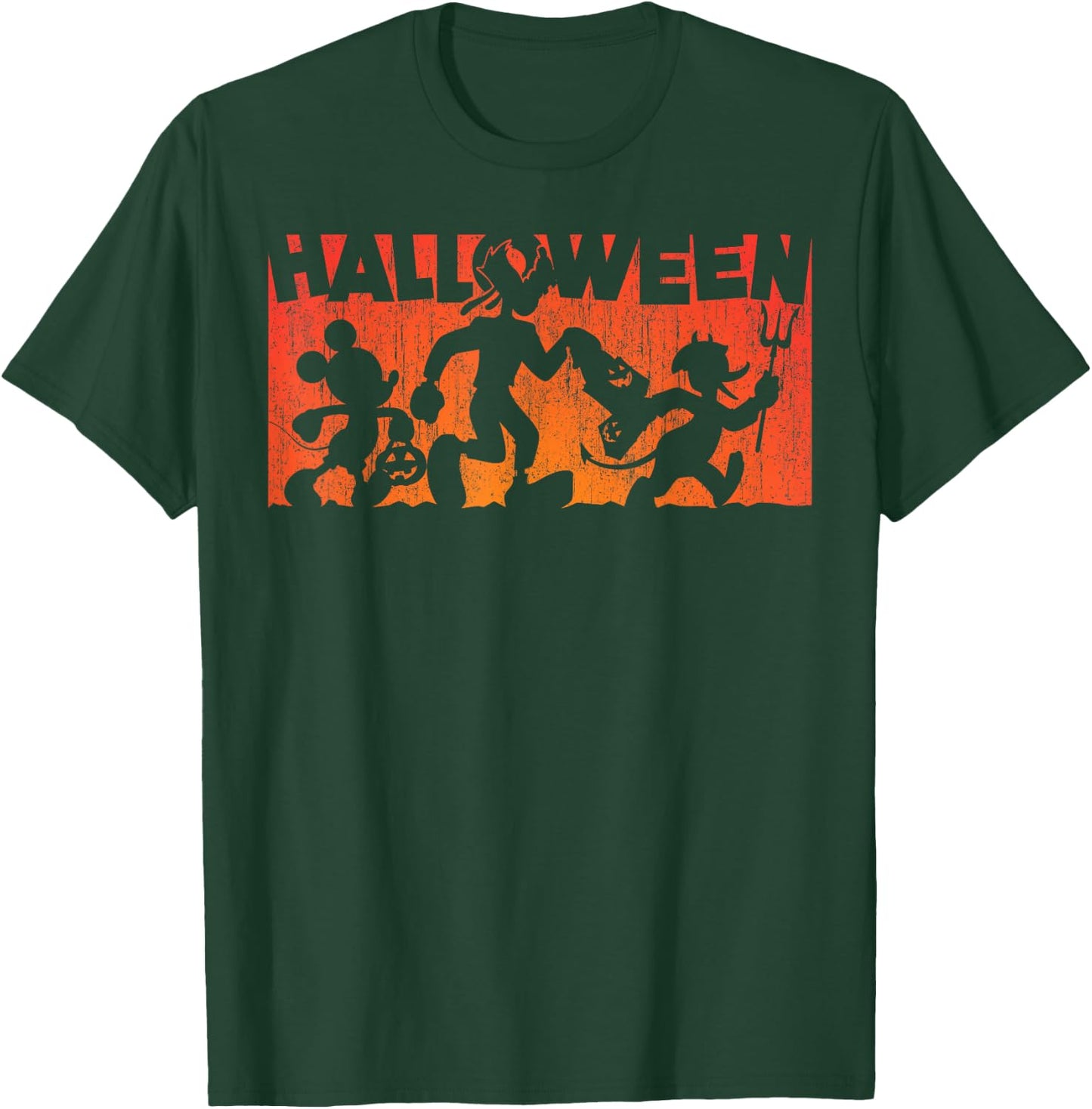 Disney - Mickey Mouse and Friends Halloween Walk T-Shirt - T-Shirt | Forest