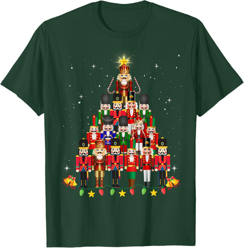 Loudest Nutcracker Group Matching Family Holiday Funny Nutcracker Christmas Tree 2024 Black Small