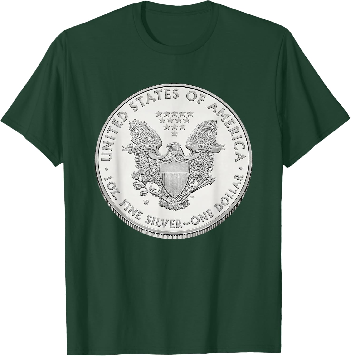 American Eagle Silver Coin Bullion T-Shirt - T-Shirt | Forest