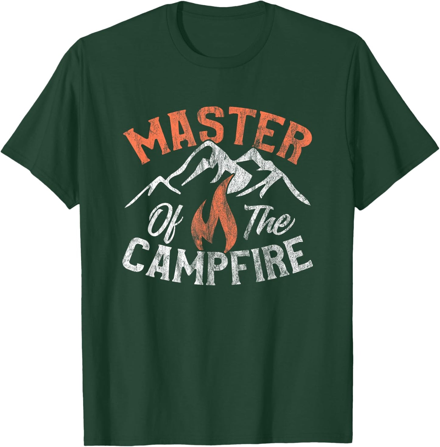 Funny Outdoor Camping Gifts Men Women Master of Campfire Small T-Shirt - T-Shirt | Forest