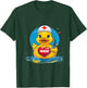 Rubber Duck Nurse Nursing Rubber Duck Lover Stethoscope T-Shirt - T-Shirt | Forest