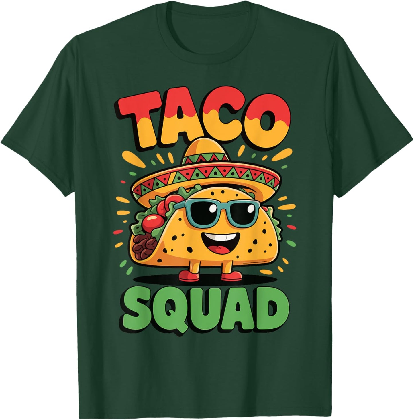 Taco Squad T-Shirt - T-Shirt | Forest