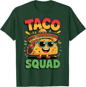 Taco Squad T-Shirt - T-Shirt | Forest
