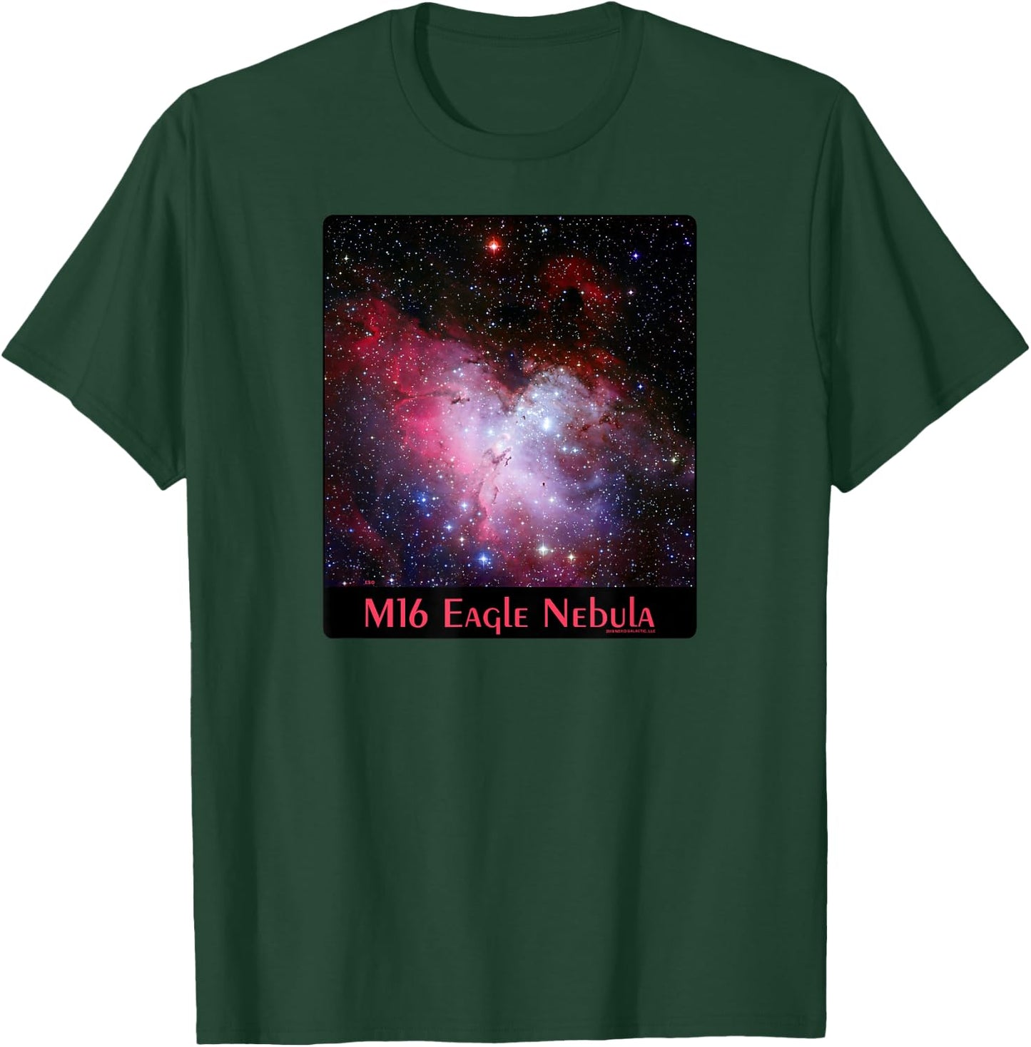 M16 The Eagle Nebula Messier Object Space Astronomy Science T-Shirt - T-Shirt | Forest