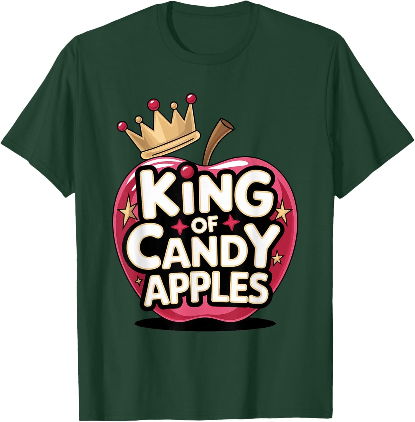 Candy Apples: King Of Candy Apples T-Shirt - T-Shirt | Forest