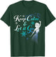 Disney Frozen Elsa Keep Calm & Let It Go Snowflake Portrait T-Shirt - T-Shirt | Forest