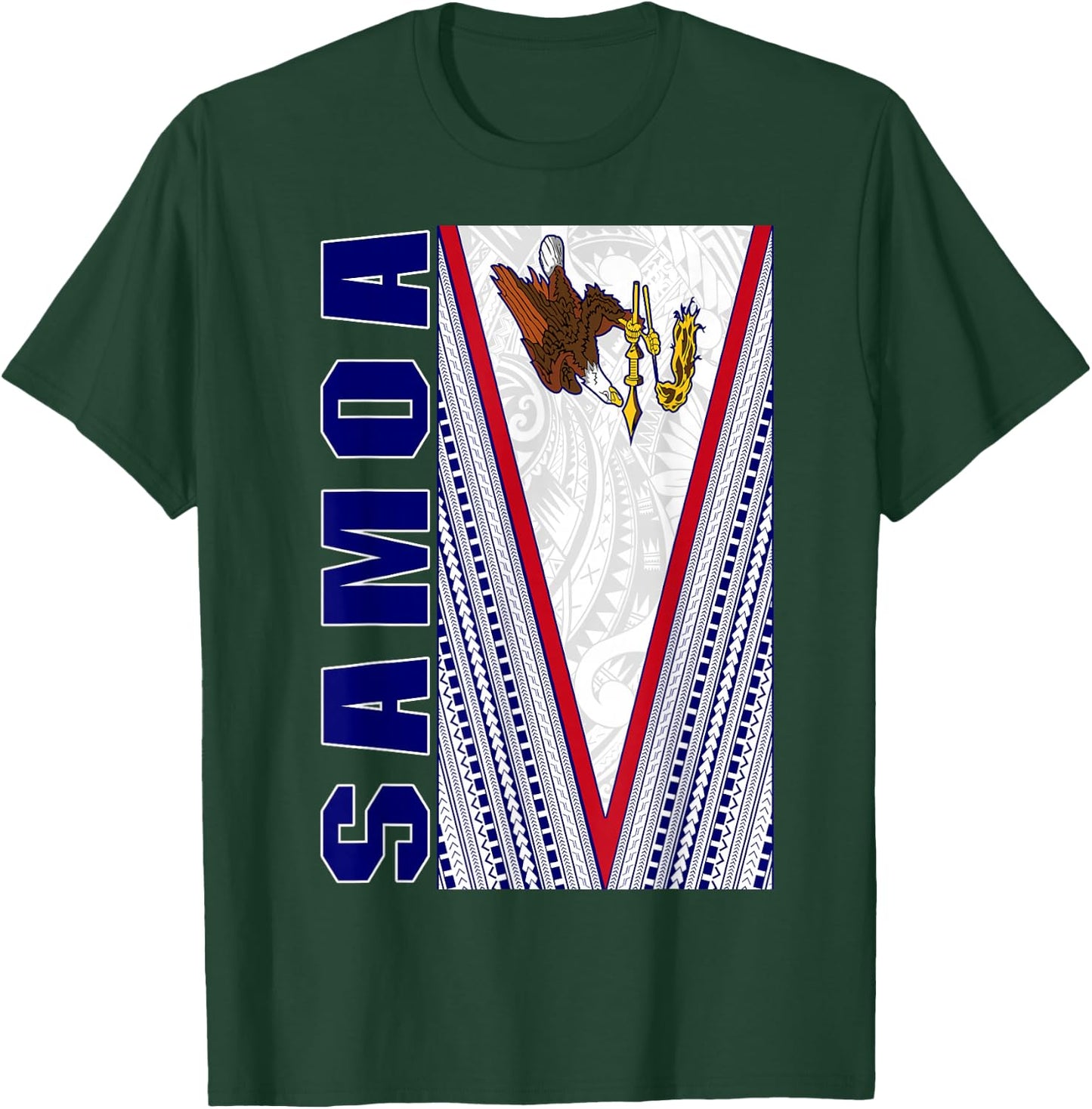 Samoa Flag T-Shirt - T-Shirt | Forest