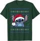 Disney Lilo & Stitch Christmas Stitch Ugly Sweater Style T-Shirt - T-Shirt | Forest