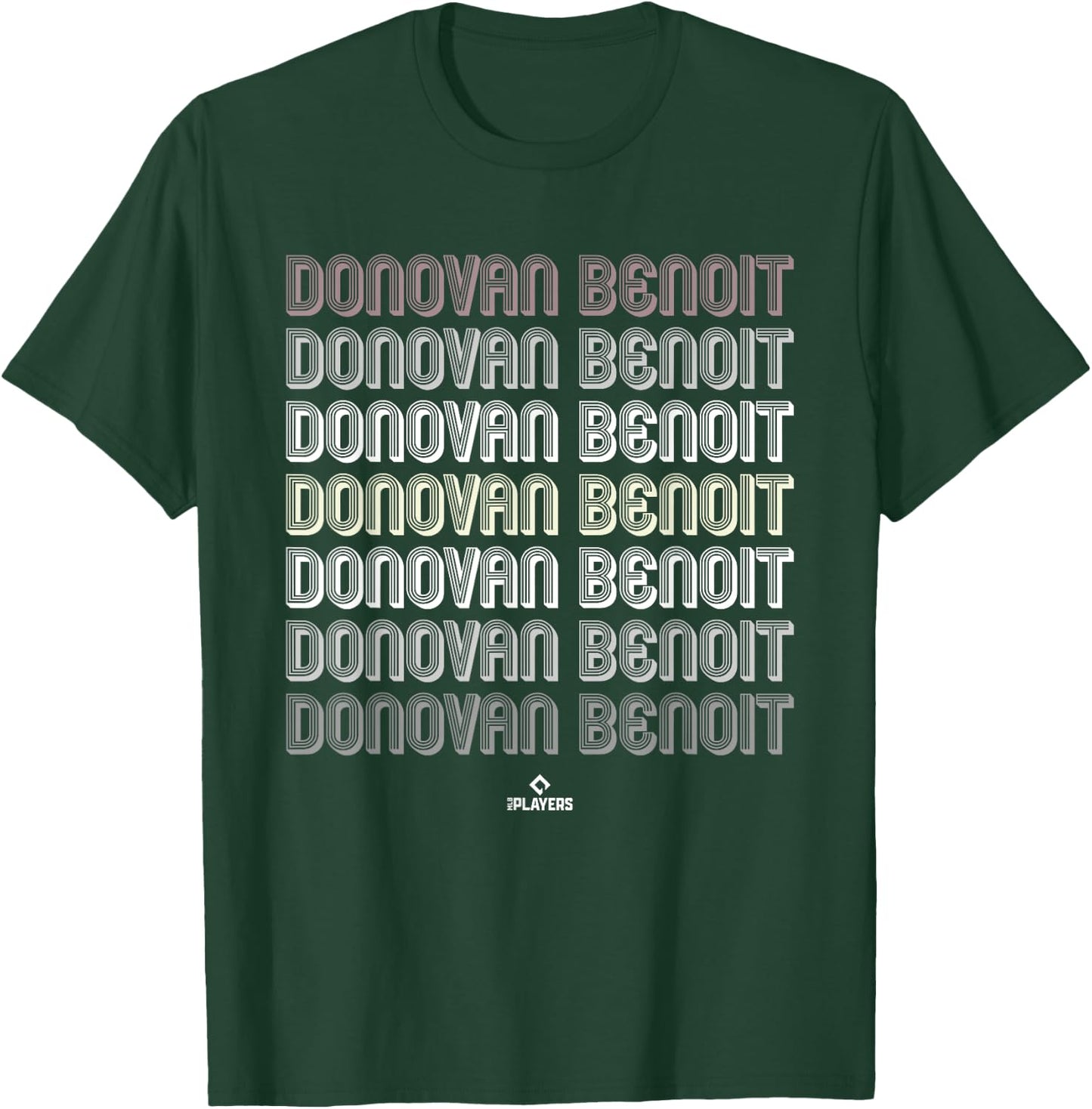 Retro Repeat Donovan Benoit Prospect Baseball Fan Gear T-Shirt - T-Shirt | Forest