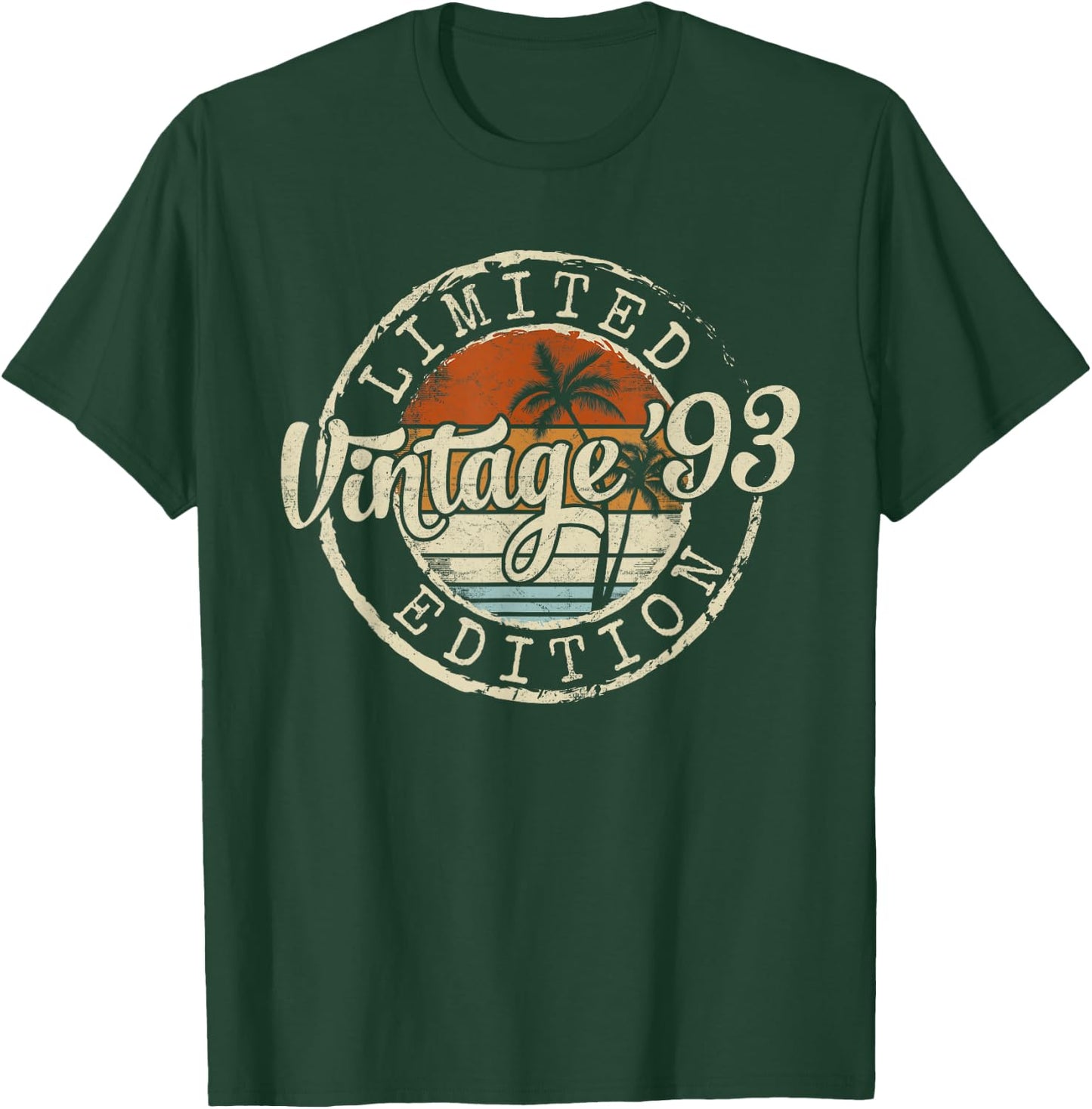 Vintage 1993 33rd Birthday Gifts 33 Year Old Women T-Shirt - T-Shirt | Forest