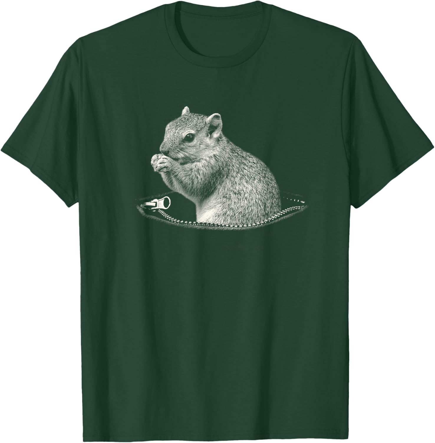 Squirrel in Pet Pouch T-Shirt - T-Shirt | Forest