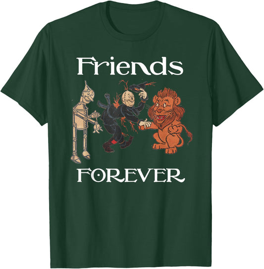 Wizard of OZ Tin Man, Scarecrow OZ Cowardly Lion T-Shirt - T-Shirt | Forest
