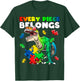 Every Piece Belongs Dinosaur Autism Awareness Puzzle Gift T-Shirt - T-Shirt | Forest