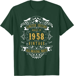 68th Birthday Women 68 Year Old Men Born 1958 68 Birthday T-Shirt - T-Shirt | Forest