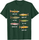 Types of Trout Fish Species Fishing Gift T-Shirt - T-Shirt | Forest