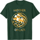 Mother of Cats Shirt With Floral Art Best Mom T-Shirt - T-Shirt | Forest