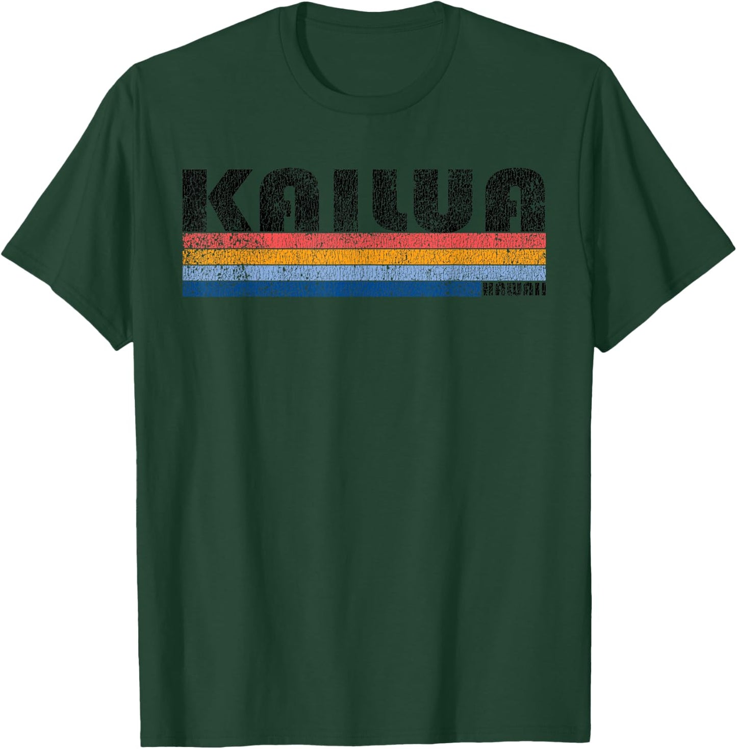 Vintage 1980s Style Kailua HI T Shirt T-Shirt - T-Shirt | Forest