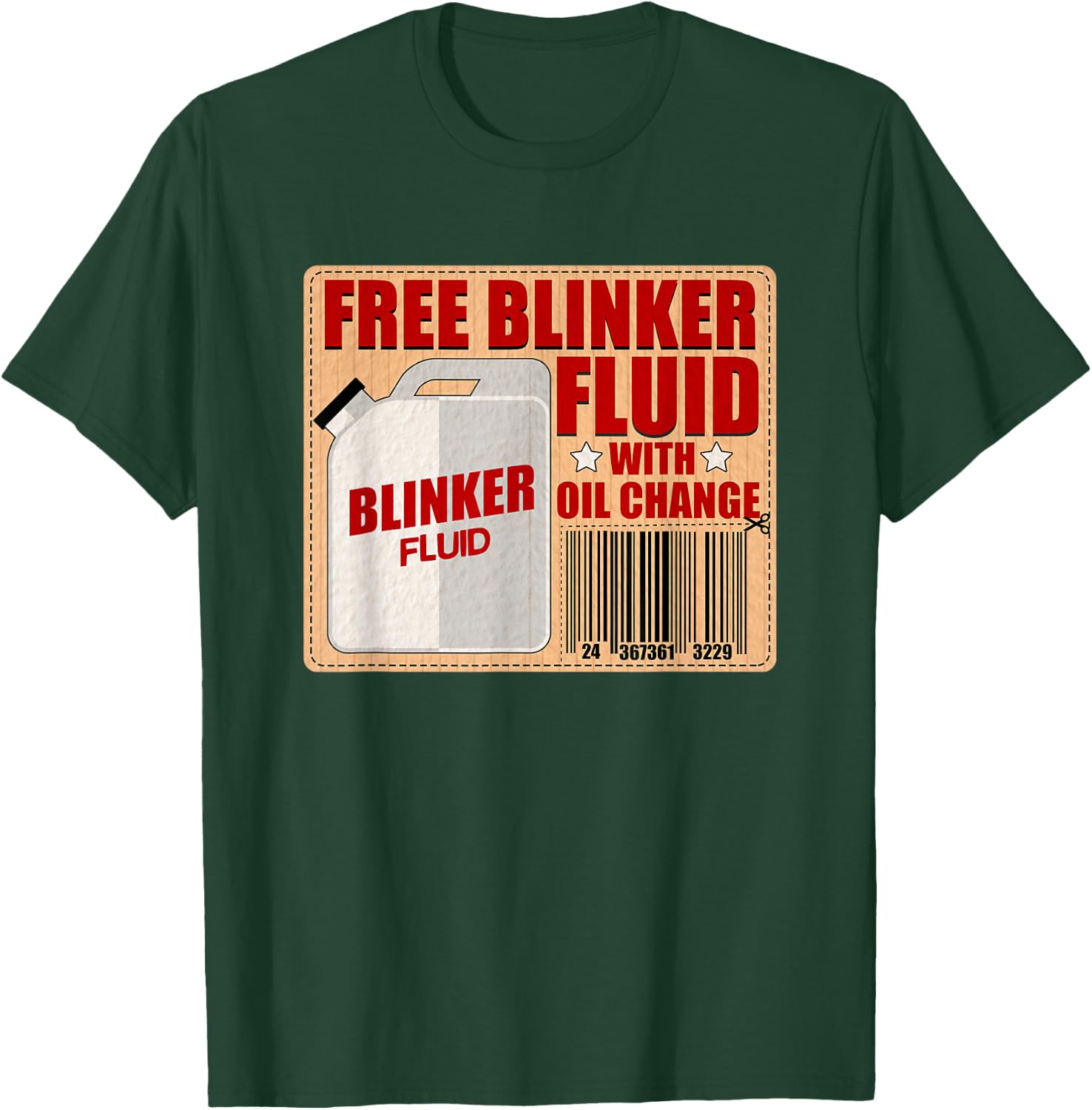 Blinker Fluid Idiot Gag gift shirt for Mechanics idea T-Shirt - T-Shirt | Forest