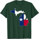 MICHIGAN STATE MAP TEXAS TX Flag Roots Men Women Gift T-Shirt - T-Shirt | Forest