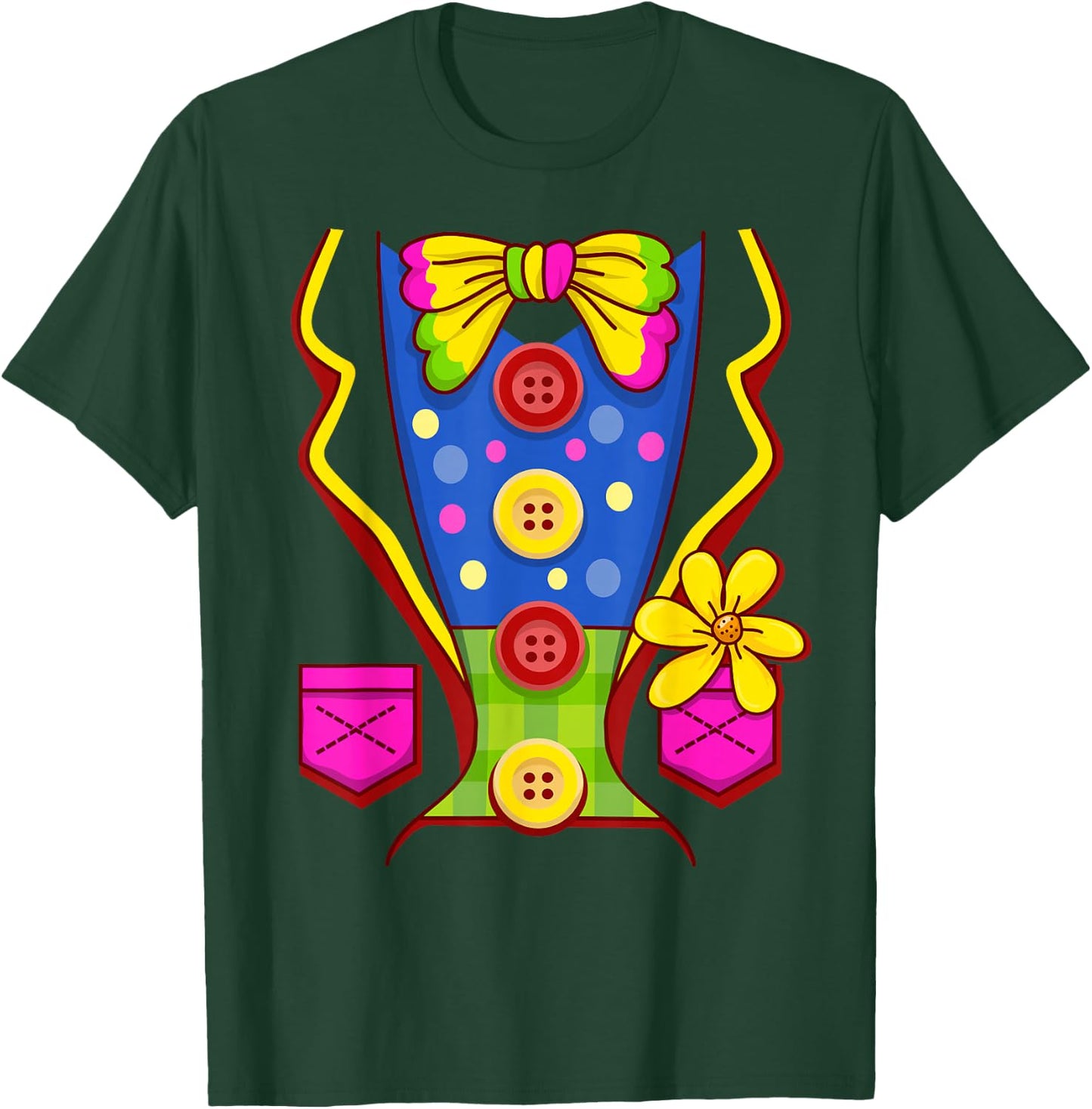 Clown Costume Circus T-Shirt - T-Shirt | Forest