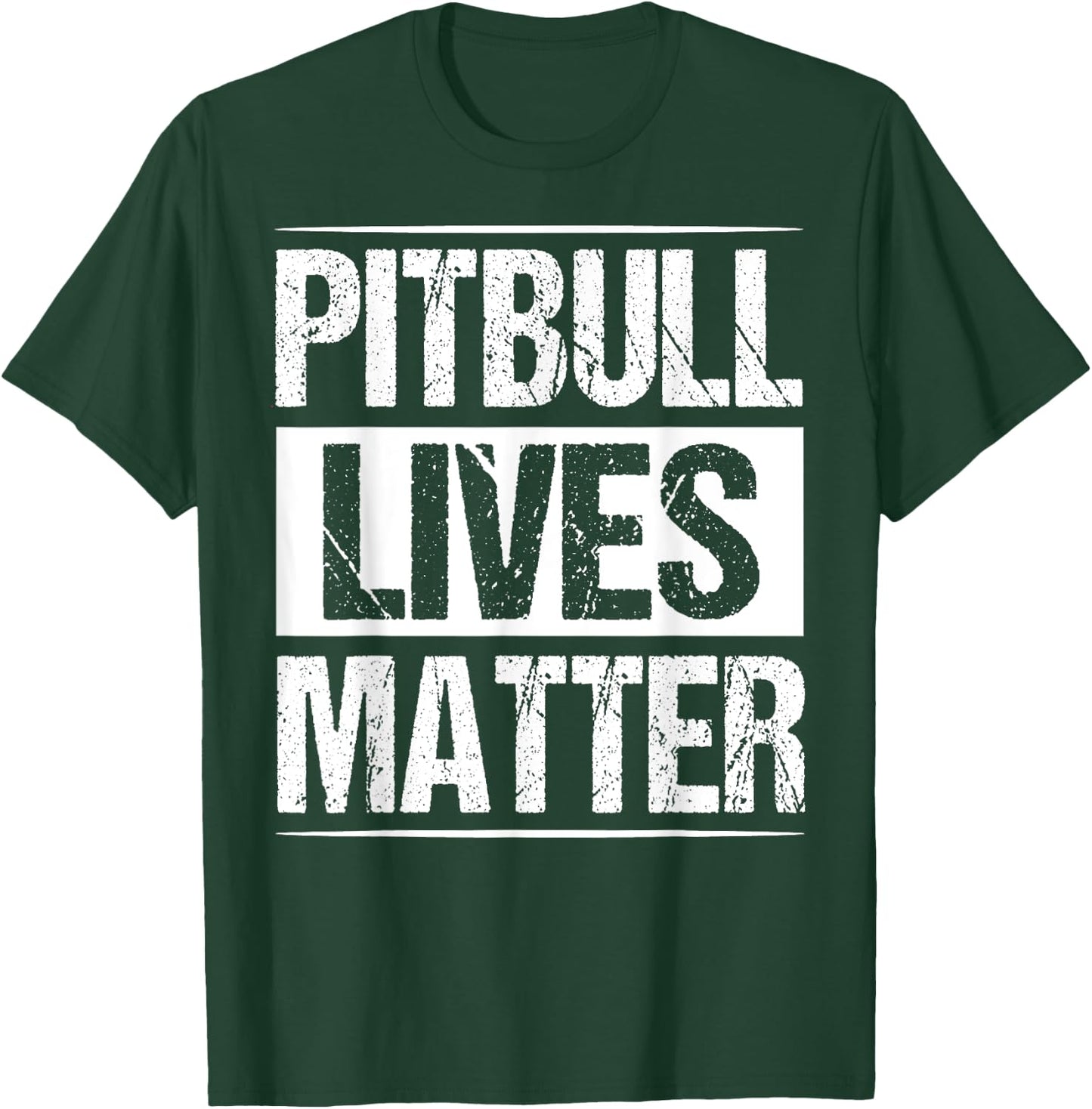 Pitbull Lives Matter Shirt Pit Loverss For Dog Owners Women Kids T-Shirt - T-Shirt | Forest