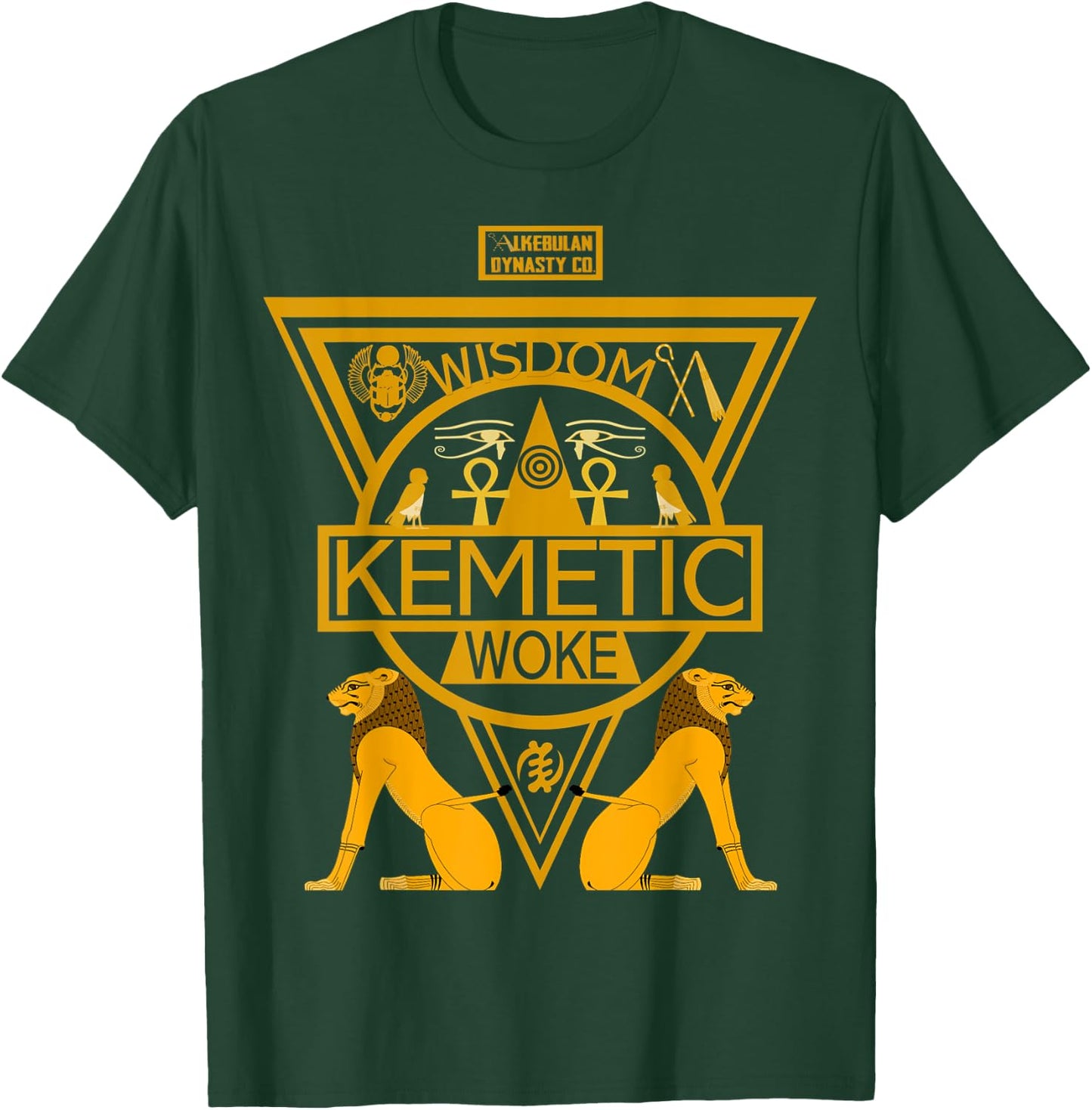 Kemetic Spirituality Ancient Egyptian Art T-Shirt - T-Shirt | Forest